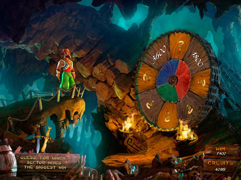 Бонусный раунд игрового аппарата Синдбад